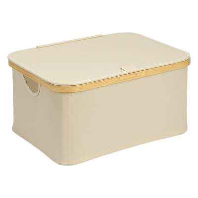 Корзина для белья neat low, 40x33x20 см, молочная Smart Solutions SS0000154