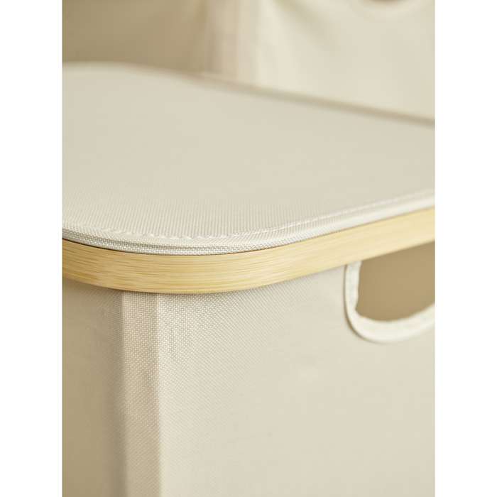 Корзина для белья neat low, 40x33x20 см, молочная Smart Solutions SS0000154