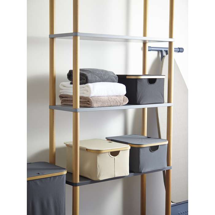 Корзина для белья neat low, 40x33x20 см, молочная Smart Solutions SS0000154