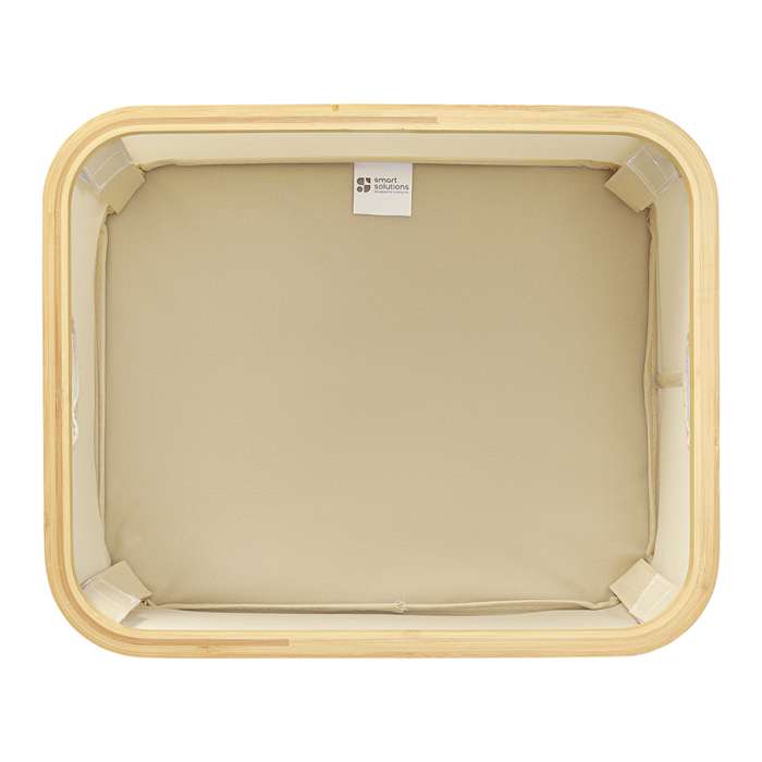 Корзина для белья neat low, 40x33x20 см, молочная Smart Solutions SS0000154