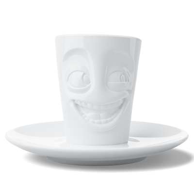 Кофейная пара joking, 80 мл, белая Tassen T02.16.01