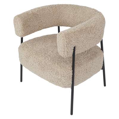 Кресло hugme, букле, миндальное молоко Bergenson Bjorn BB0000687