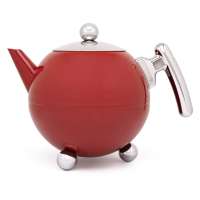 Чайник заварочный Bredemeijer Bella Ronde 1,2 л, сталь с двойными стенками, красный