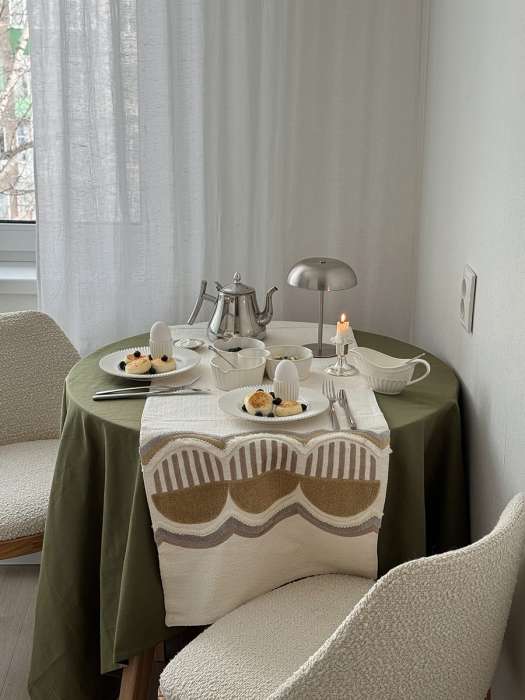 Дорожка на стол chic beige из коллекции essential, 45х150 см Tkano TK24-TR0002