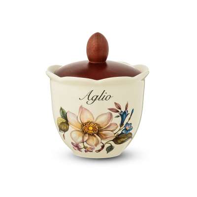 Nuova Cer Емкость для чеснока Petali di Primavera 13см Nuova Cer 7385-PDP