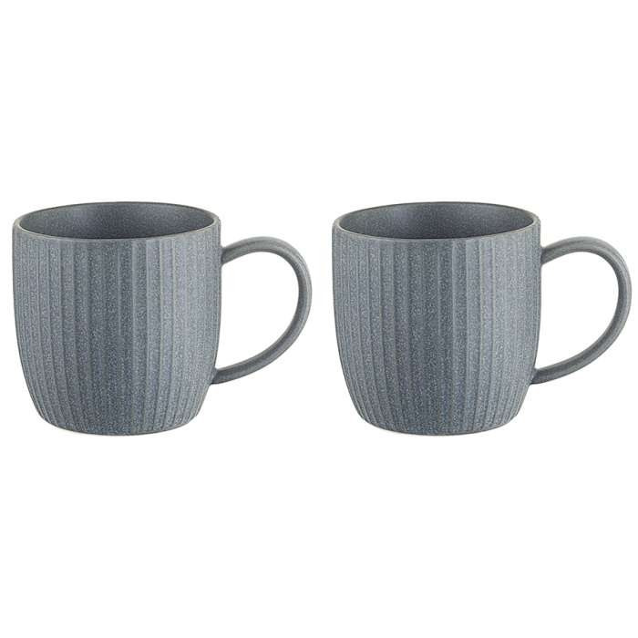 Набор кружек soft ripples, 350 мл, серые, 2 шт. Liberty Jones LJ_SS_MU350_GR