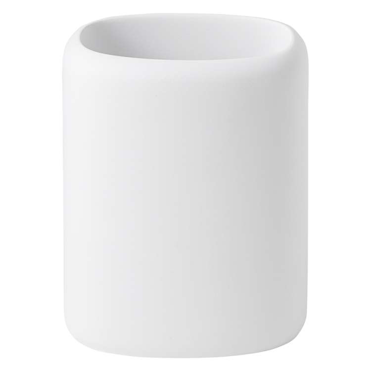 Стакан для зубных щеток slim, белый Bergenson Bjorn Bath BB0001005