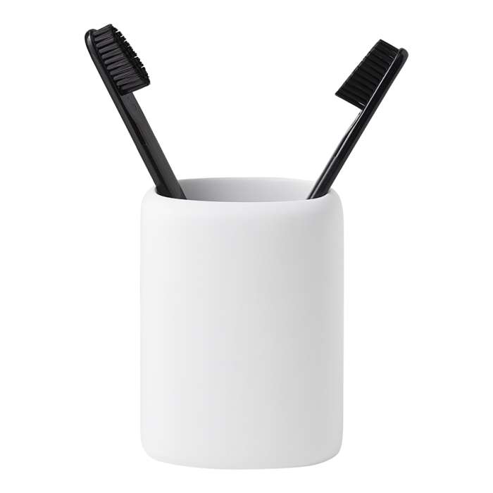 Стакан для зубных щеток slim, белый Bergenson Bjorn Bath BB0001005