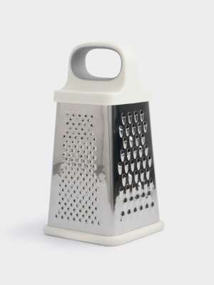 Терка, 21 см, четырехгранная, сталь/пластик, серо-бежевая, Universal ANNA LAFARG ANLAF-KT211033