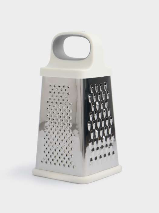 Терка, 21 см, четырехгранная, сталь/пластик, серо-бежевая, Universal ANNA LAFARG ANLAF-KT211033