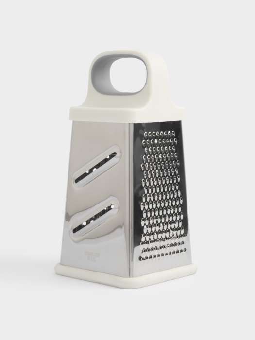 Терка, 21 см, четырехгранная, сталь/пластик, серо-бежевая, Universal ANNA LAFARG ANLAF-KT211033