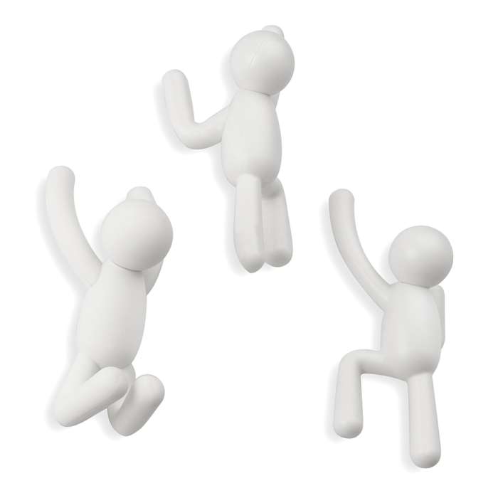 Набор крючков buddy, белый, 3 шт. UMBRA 318165-660