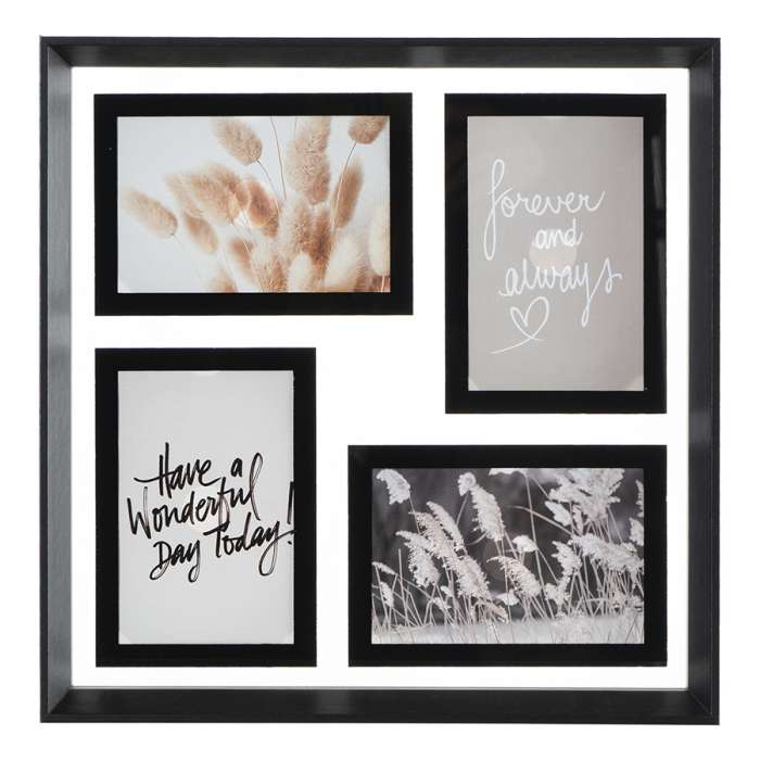 Рамка для фотографий pleasant moments, 34,5х34,5 см, белая/черная Bergenson Bjorn BB0000526