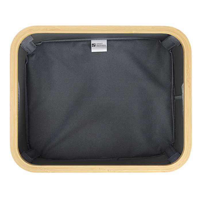 Корзина для белья neat low, 40x33x20 см, серая Smart Solutions SS0000155