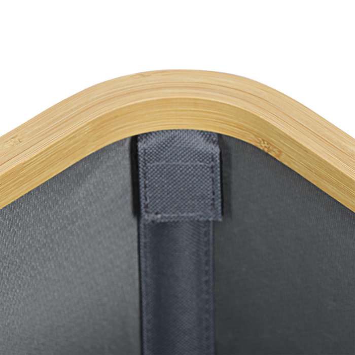 Корзина для белья neat low, 40x33x20 см, серая Smart Solutions SS0000155