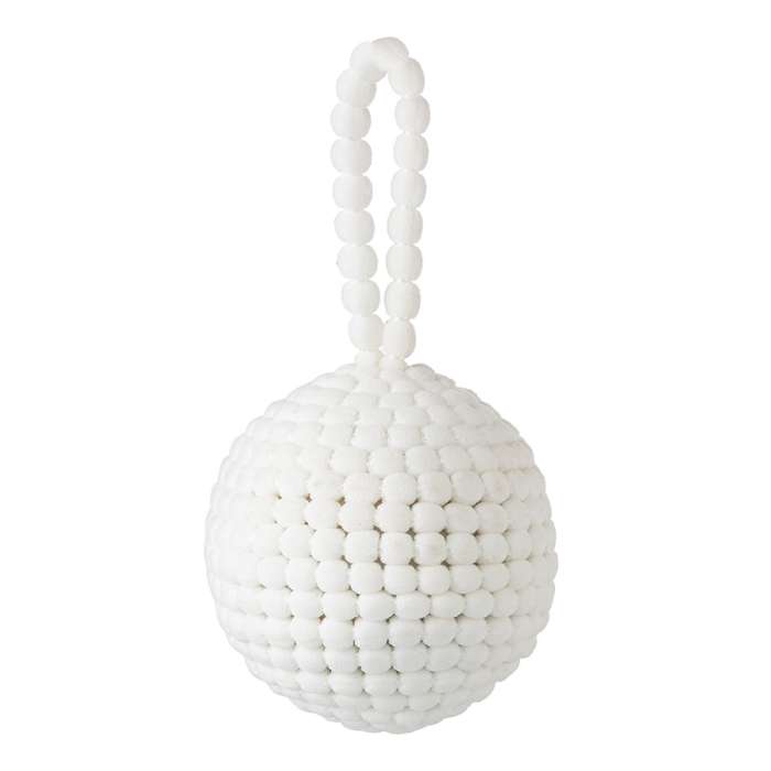 Набор ёлочных украшений fluffy white из коллекции new year essential, 3 шт. Tkano TK24-NY_DEC0016