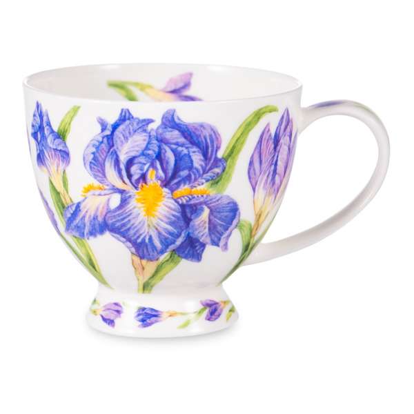 Кружка Dunoon Ирис Скай 450 мл, фарфор костяной
