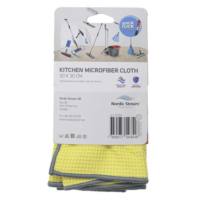 Тряпка для кухни из микрофибры 30х30 см Nordic Stream 15354