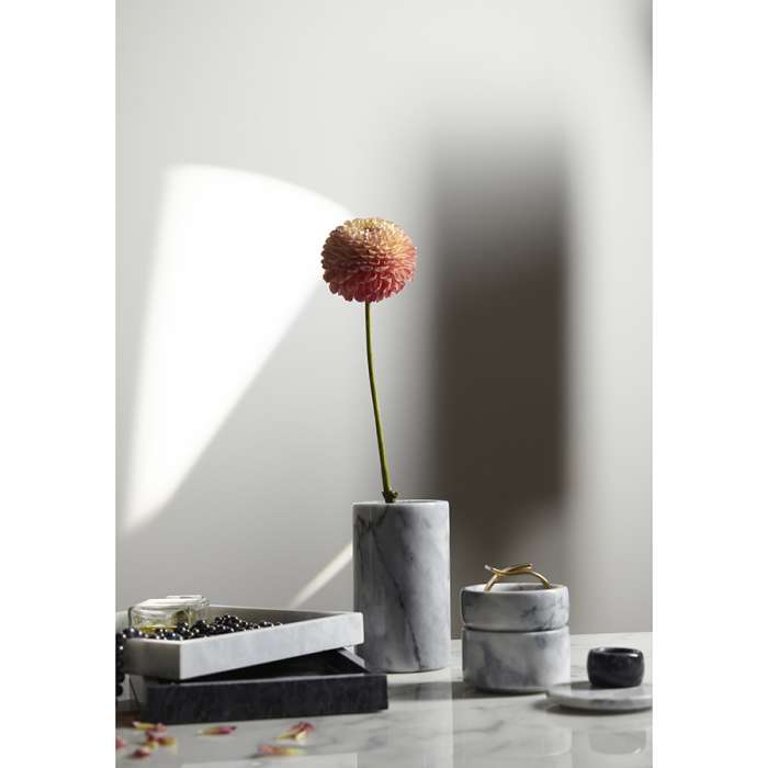 Органайзер для кухонных принадлежностей marm, D10х17 см, белый мрамор Liberty Jones LJ000027