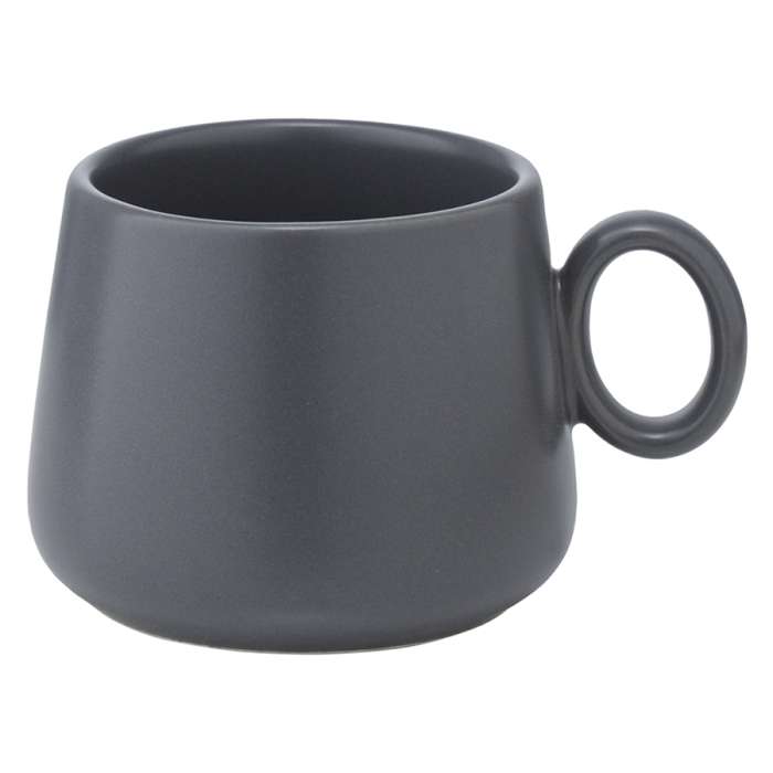 Набор из двух чашек с блюдцами темно-серого цвета из коллекции essential, 120 мл Tkano TK22-TW_TC0005