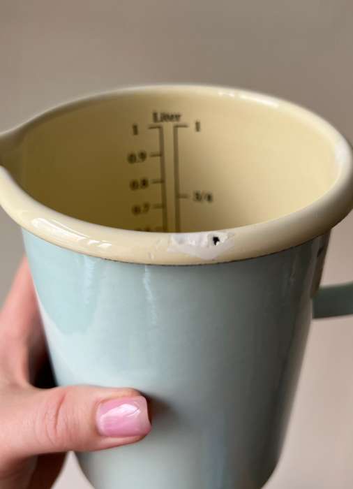 Кружка мерная УЦЕНКА 1 л бирюзовый PASTELL RIESS 0338-006-1