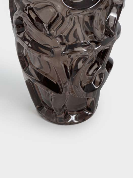 Ваза для цветов, 29 см, стекло Р, коричневая, Узоры, Galaxy  ANNA LAFARG ANLAF-1766VSB-BR