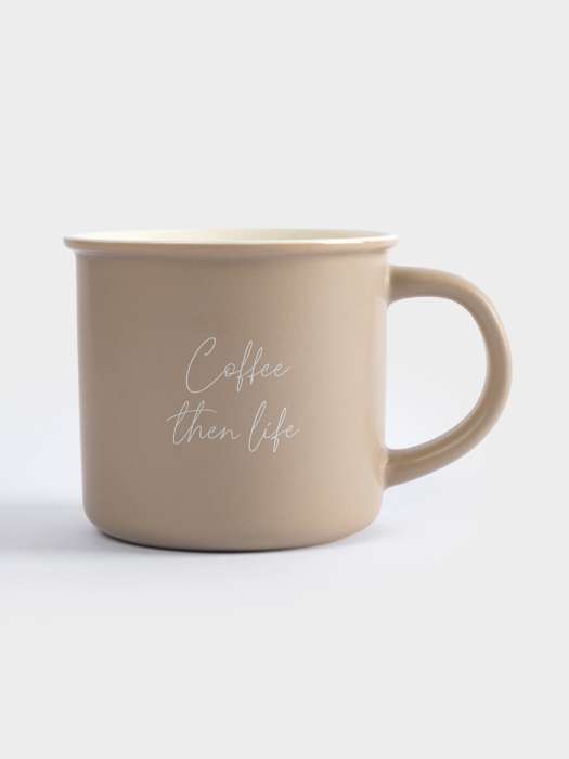 Кружка, 400 мл, керамика, бежевая, Retro ANNA LAFARG ANLAF-B10127