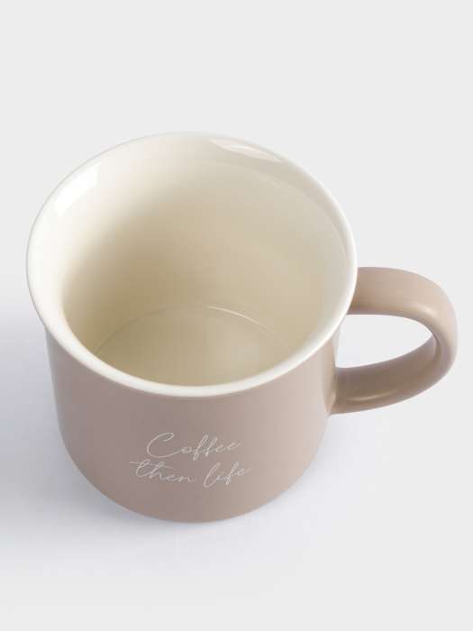 Кружка, 400 мл, керамика, бежевая, Retro ANNA LAFARG ANLAF-B10127