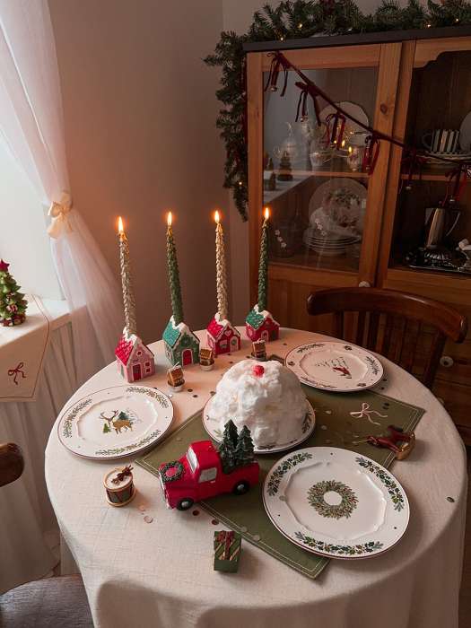 Свеча декоративная upcoming holidays из коллекции new year essential, 15 см Tkano TK24-NY_CND0003