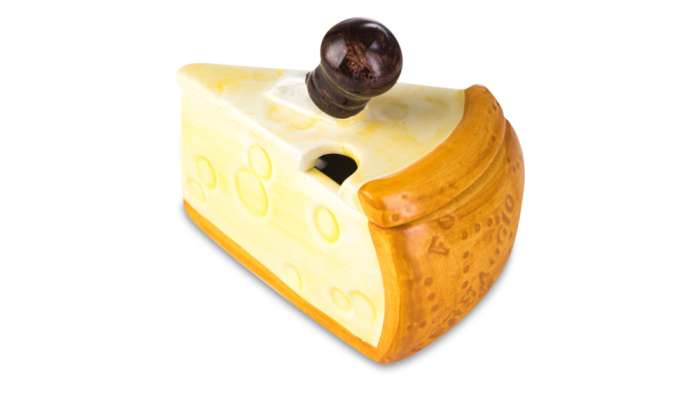 Чаша для сыра с крышкой Сыр 12х7х10 см, керамика EDELWEISS EDW-687