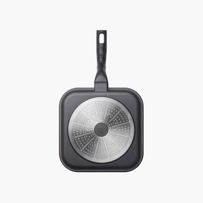 Сковорода-гриль с антипригарным покрытием и съёмной ручкой, 26х26 см, серия VILMA NADOBA 728220