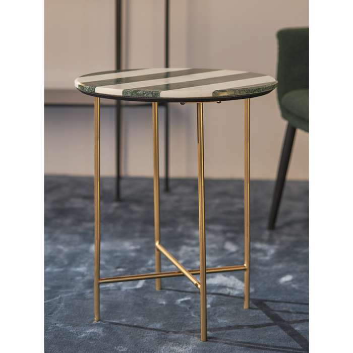 Столик приставной haywi, D45 см, серо-белый Bergenson Bjorn BB0000271