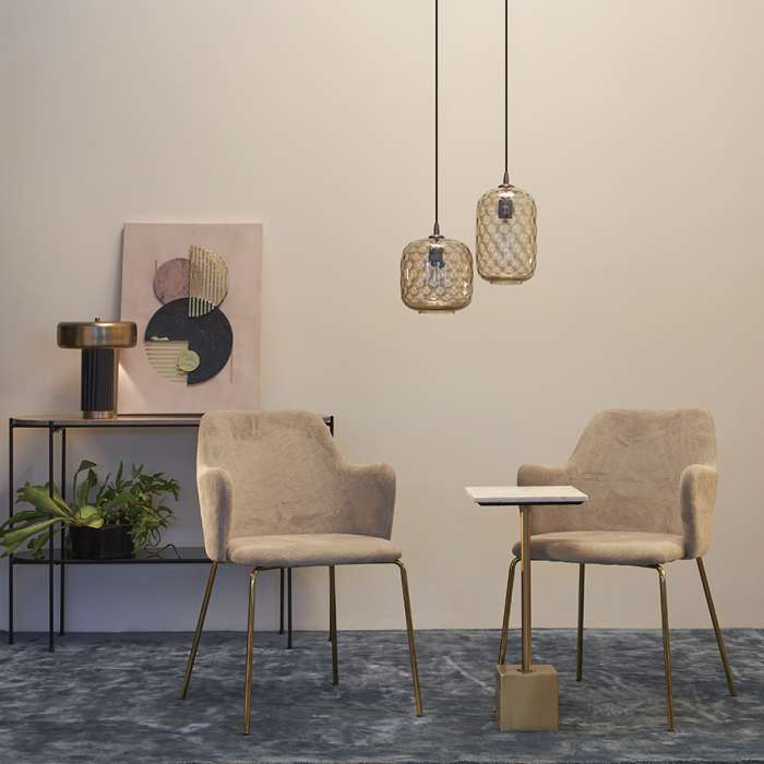 Светильник подвесной mystic aura, D20 см, коричневый Bergenson Bjorn BB0000545