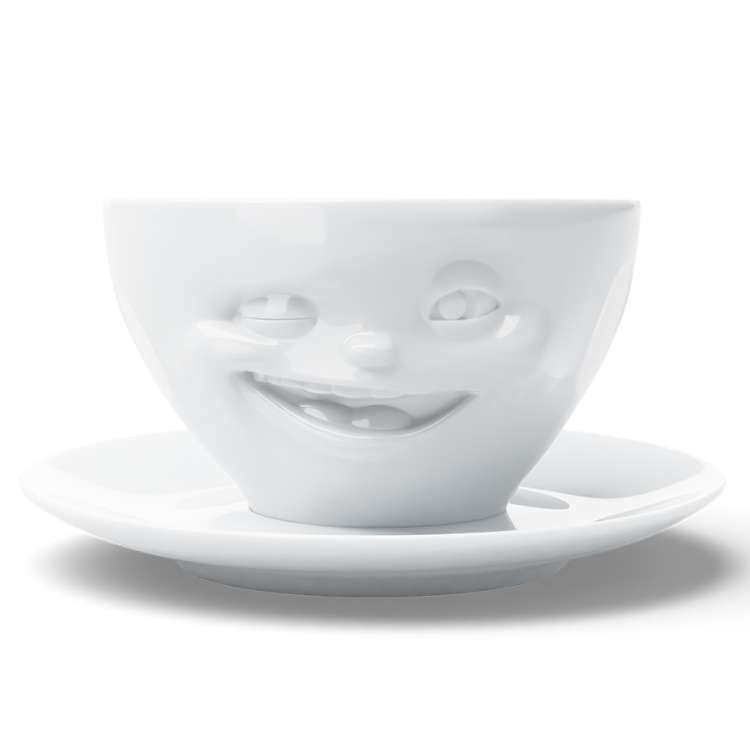 Чайная пара winking, 200 мл, белая Tassen T01.48.01