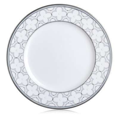 Тарелка обеденная Noritake Трефолио, платиновый кант 28 см
