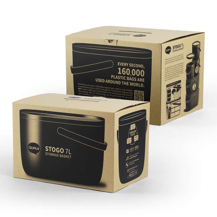 Контейнер для хранения stogo, 7 л, серый QUALY QL10378-GY