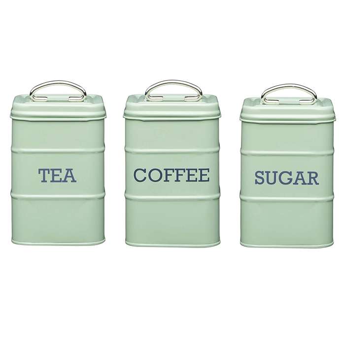 Емкость для хранения чая Living Nostalgia Green KITCHEN CRAFT LNTEAGRN