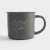 Кружка, 400 мл, керамика, серая, Retro ANNA LAFARG ANLAF-B10127-1