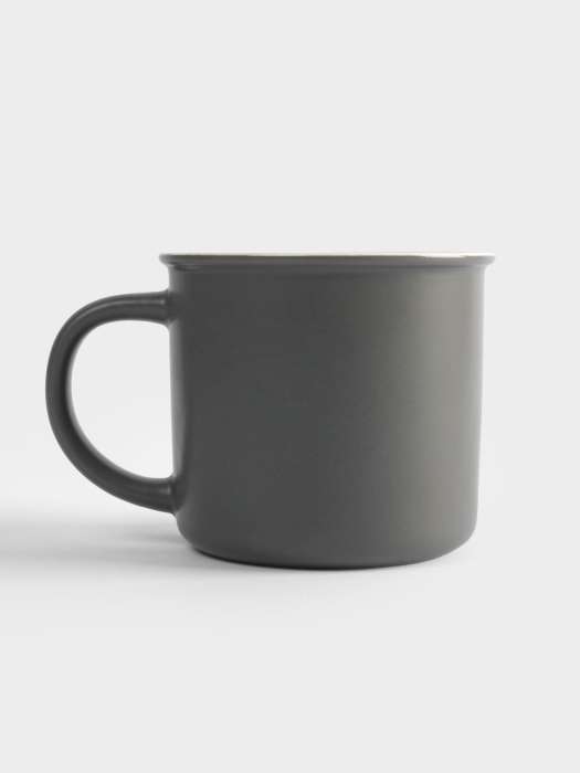 Кружка, 400 мл, керамика, серая, Retro ANNA LAFARG ANLAF-B10127-1
