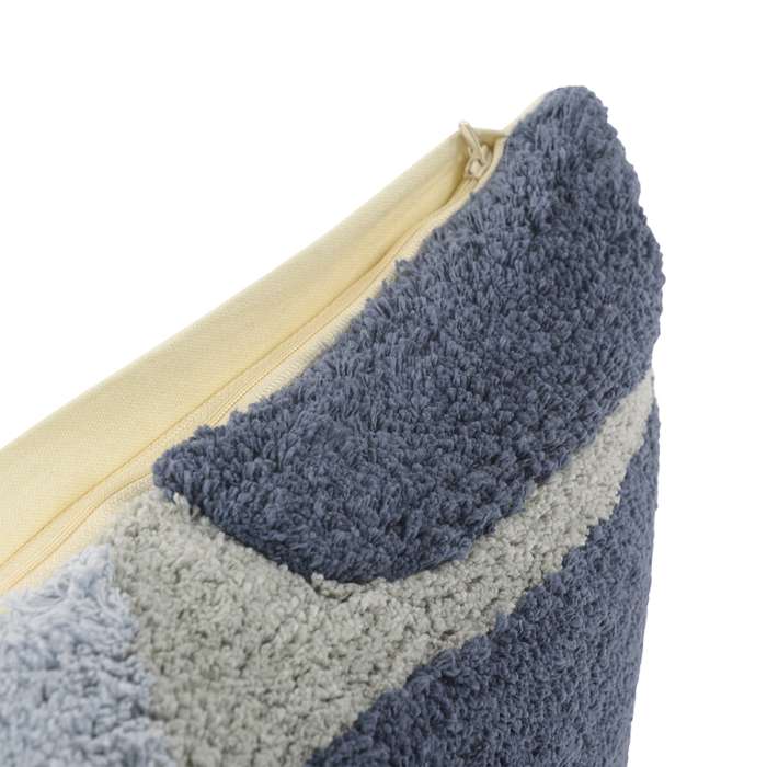 Чехол на подушку с рисунком tea plantation серо-синего цвета из коллекции terra, 45х45 см Tkano TK22-CC0008