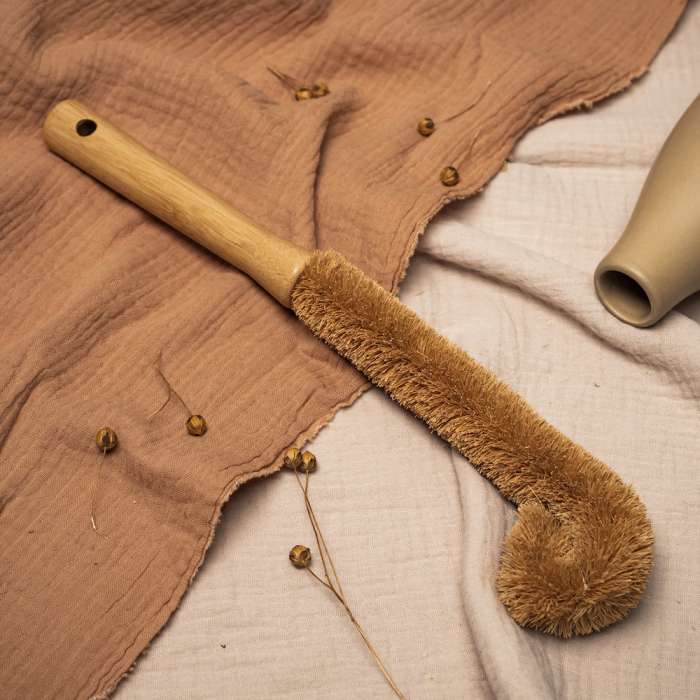 Щетка для бутылок деревянная с щетиной из сизаля HOMEFEEL КР-17