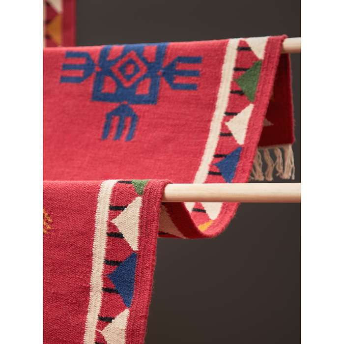 Ковер из шерсти по мотивам чувашских орнаментов из коллекции cultural heritage, 120х180 см Tkano TK24-DR0014