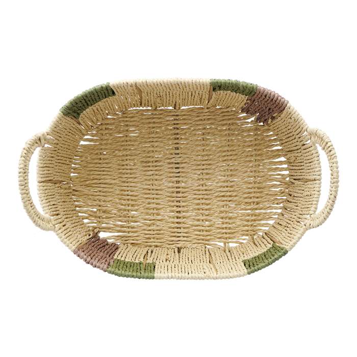 Корзина плетеная овальная bodhran nature из коллекции ethnic, размер l Tkano TK24-ST_BA0013