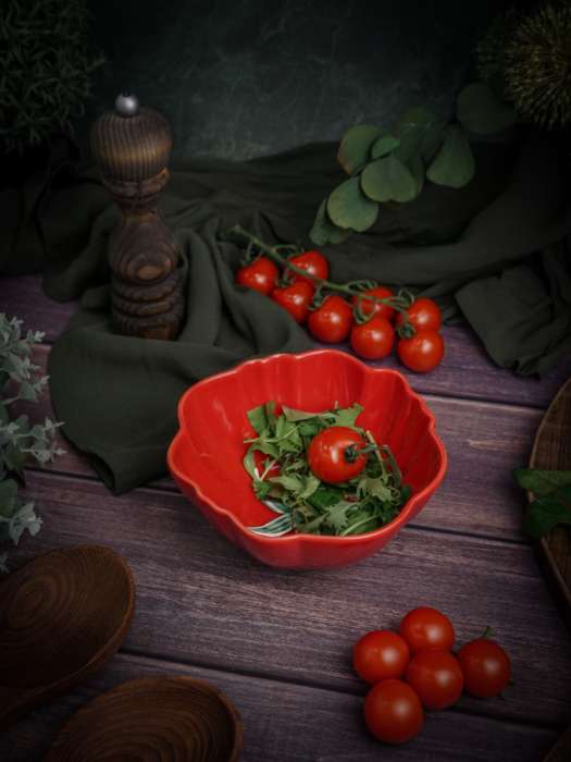 Салатник d 12,5 см h 4,2 см, Tomato CASA DI FORTUNA CDF TM05