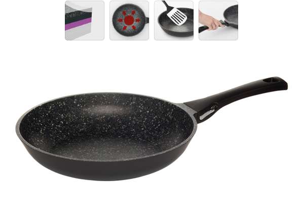 Сковорода с антипригарным покрытием и съемной ручкой, 28 см, PAVLA NADOBA 729016
