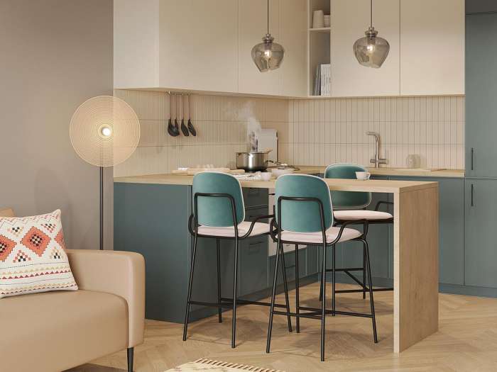 Стул полубарный ror, 2 frame, велюр, черный/зеленый/розовый LATITUDE RORBSCH2FRBKVLRGRNPK