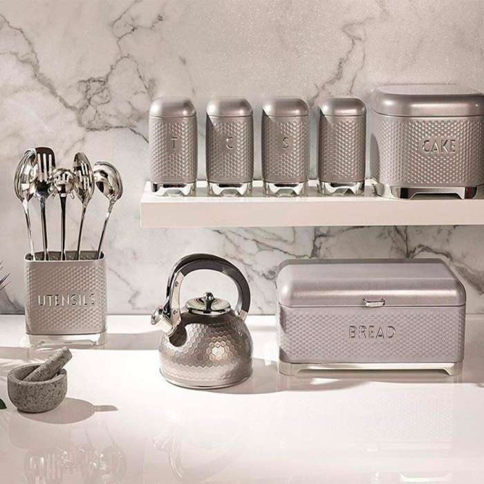 Емкость для хранения кофе Lovello Retro Textured Grey KITCHEN CRAFT LOVCOFFEEGRY