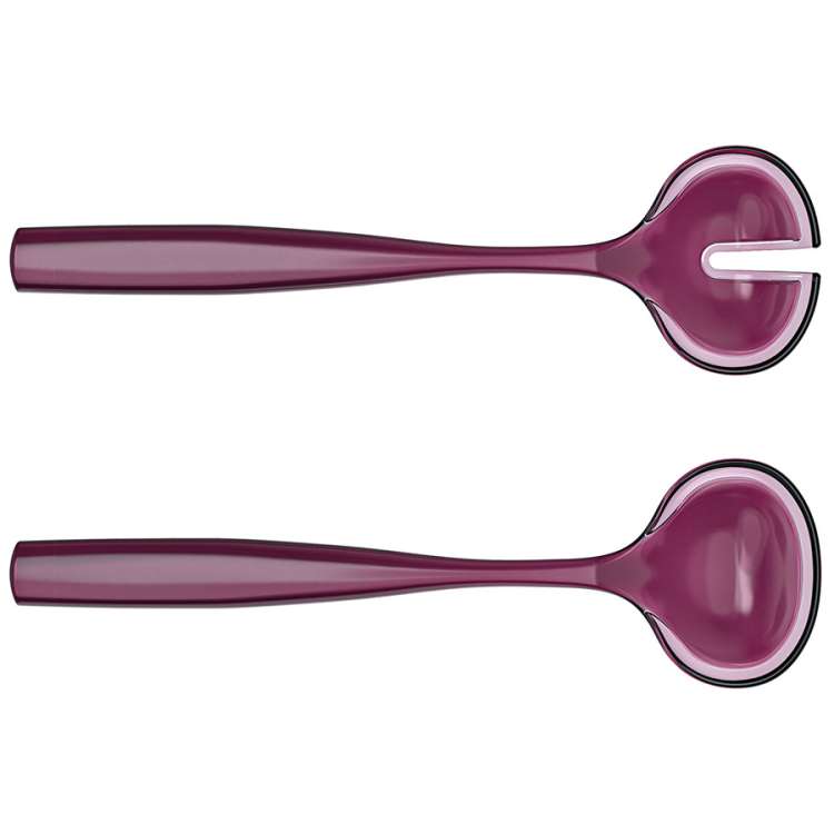 Набор столовых приборов для салата dolcevita цвета аметист Guzzini 29730177