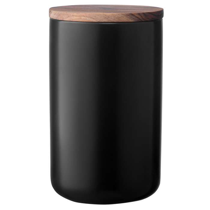 Банка для хранения керамическая, 750 мл, черная SMART SOLUTIONS KK-CR750B