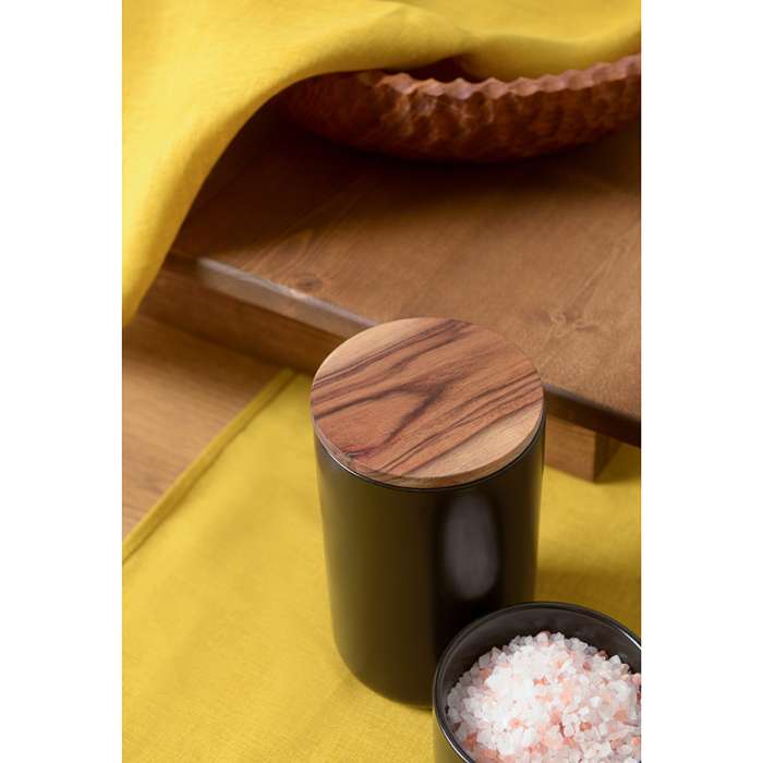 Банка для хранения керамическая, 750 мл, черная SMART SOLUTIONS KK-CR750B